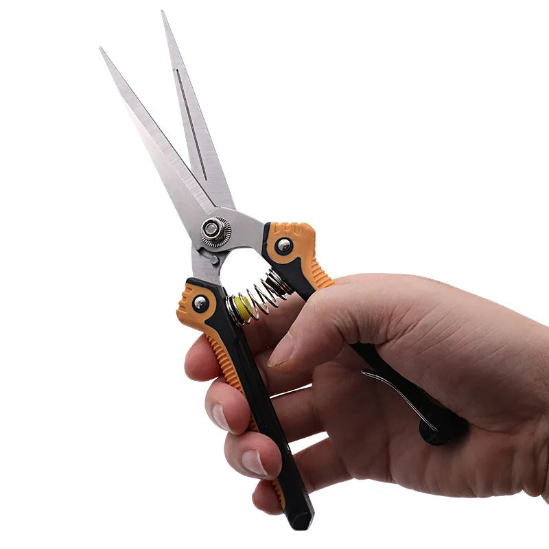 1PC Anti-Slip Gardening Pruning Shear Scissor Stainless Steel Cutting Tools Set Pruner Tree Cutter Home Tools