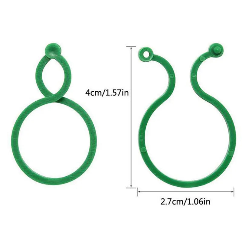 20/50/100pcs/lot Garden Vegetable Plant Support Binding Clip Gardening Greenhouse Clip Supplies