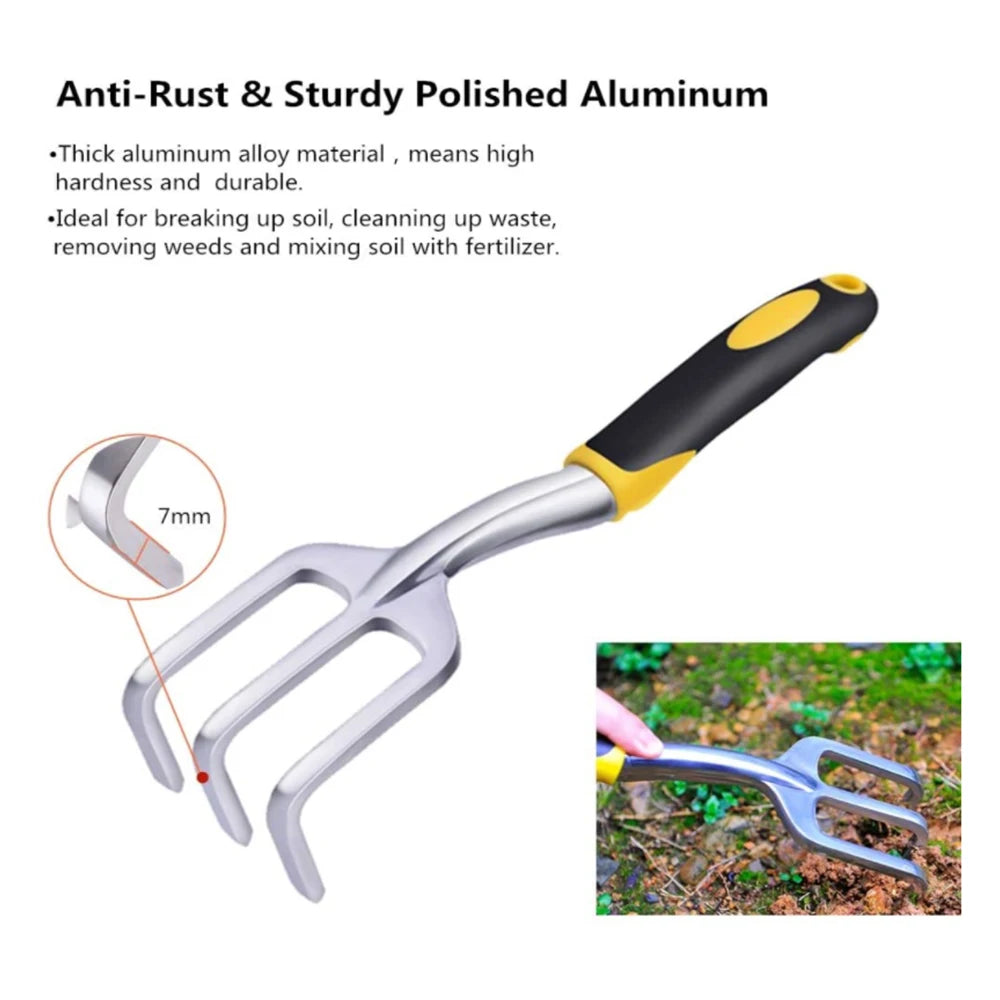 AIVY Garden Tool  Aluminum Gardening Hand Tools - Garden Trowel - Hand Shovel - Tilling Hand Rake