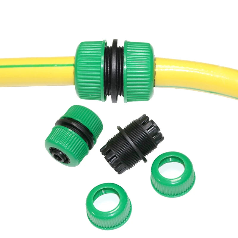 2Pcs 1/2" Pipe Repair Connector Garden Irrigation Car Washing Water Couping Water Splitter 16mm Tube Fittings