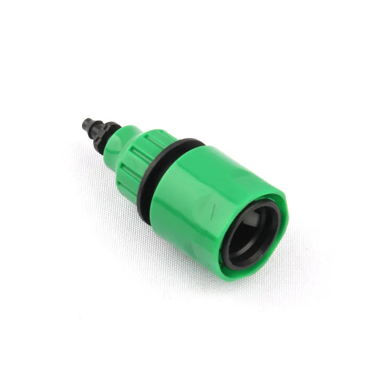 1-5sets Fast Coupling Adapter with 4/7mm Hose Connector Drip Tape for Garden Irrigation Plastic Quick Connector Kits