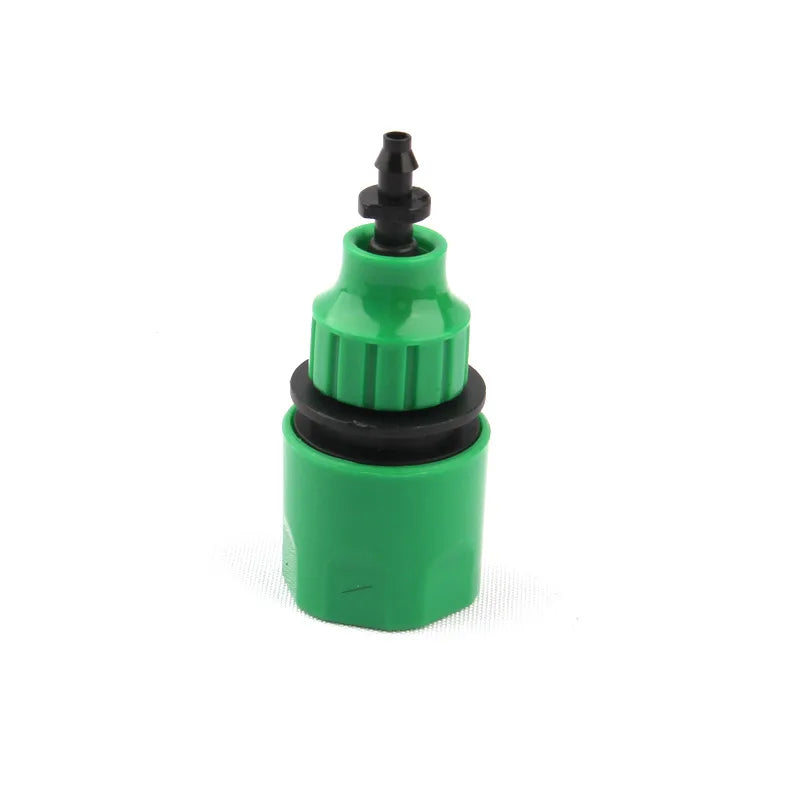 1-5sets Fast Coupling Adapter with 4/7mm Hose Connector Drip Tape for Garden Irrigation Plastic Quick Connector Kits