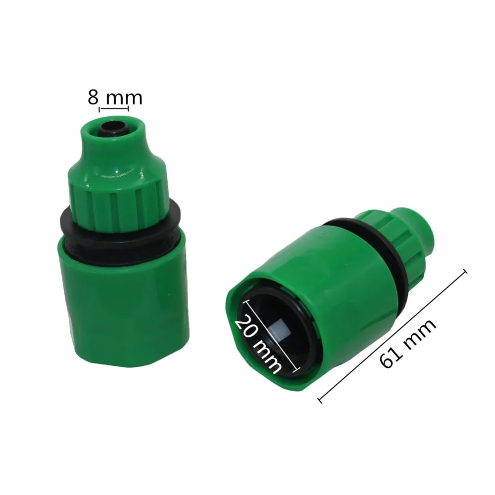 4/7mm 8/11mm Hose Barbed 4/7mm Hose Quick Connectors Garden Wate Irrigation Drip Irrigation Quick Coupling Connecting Tool 1 Pcs