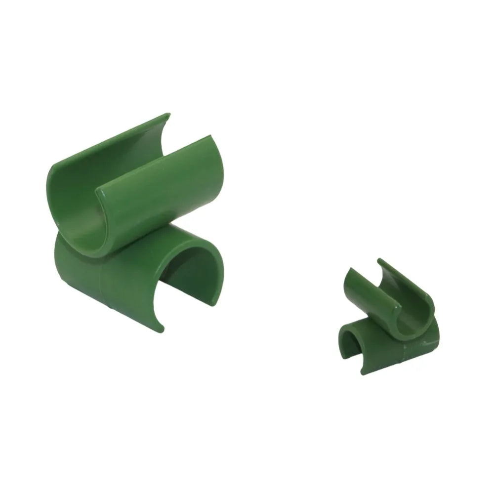 Cross Plastic clips Plant support Fixed Connector Agriculture Adjustable Fastener Gardening pillars Fixed Clamp 10 Pcs