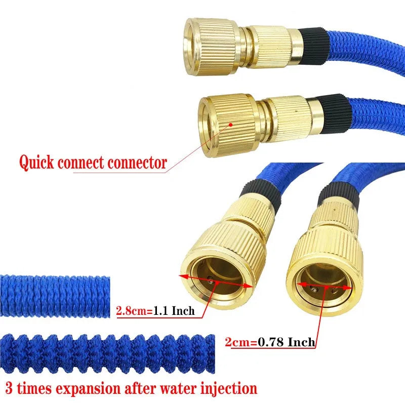 Best Selling Garden Hose Flexible Hose Garden Watering Pipe Double Latex High Pressure Car Wash Hose Gardens Supplies Irrigation