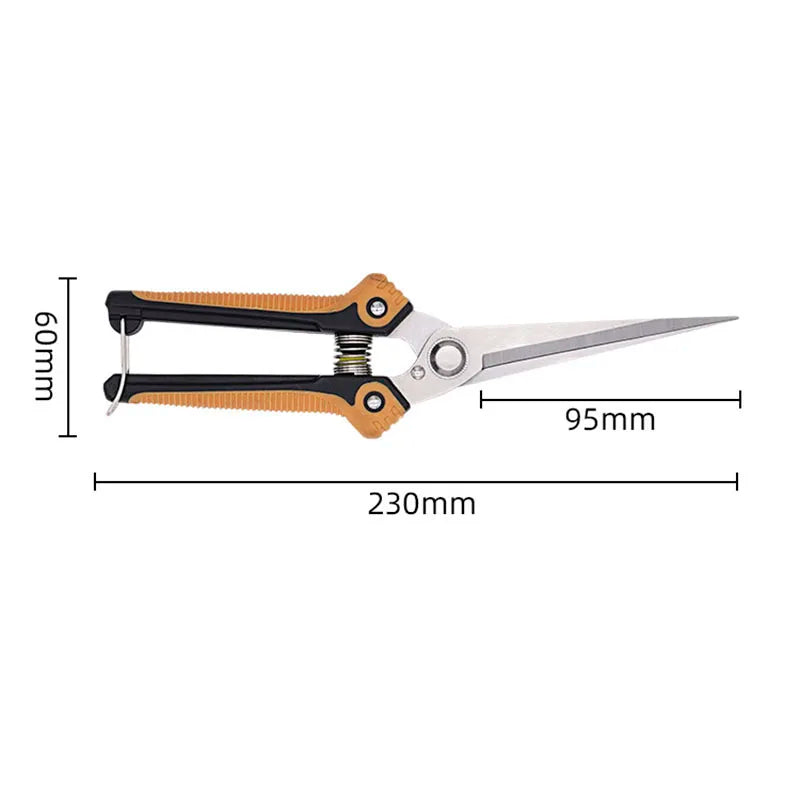 1PC Anti-Slip Gardening Pruning Shear Scissor Stainless Steel Cutting Tools Set Pruner Tree Cutter Home Tools