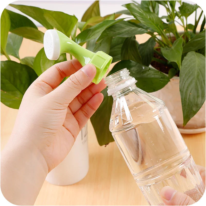 2 Pcs Bottle Cap Sprinkler Plastic Watering Device Spray Waterer Watering Nozzle Nozzle Sprinkler Head Gardening Supplies