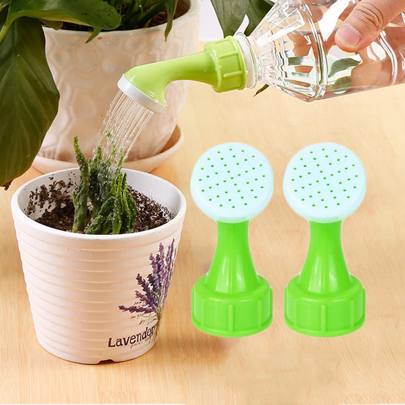 2 Pcs Bottle Cap Sprinkler Plastic Watering Device Spray Waterer Watering Nozzle Nozzle Sprinkler Head Gardening Supplies