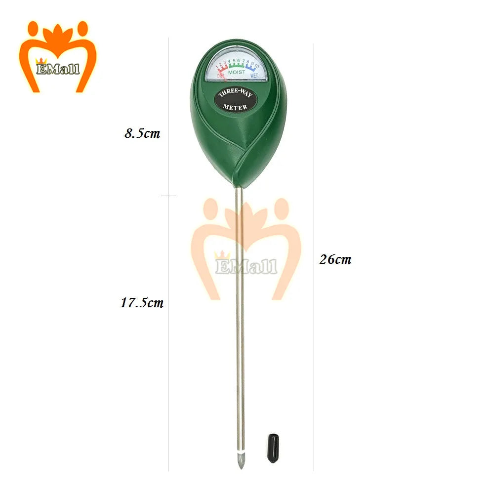 Soil Moisture Sensor Meter Detector Metal Probe Gardening Plant Flower Water Analyzer Test Instrument Hygrometer Tool