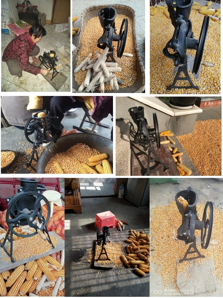 Small Hand-Cranked Electric Dual-Use Corn Threshing Machine