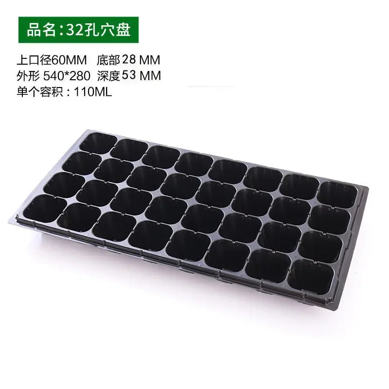 21/32/50/72hole Seedling Starter Trays Plant Flower Pot Nursery Grow Box Tray Plug Planting Planter Container Garden Supply