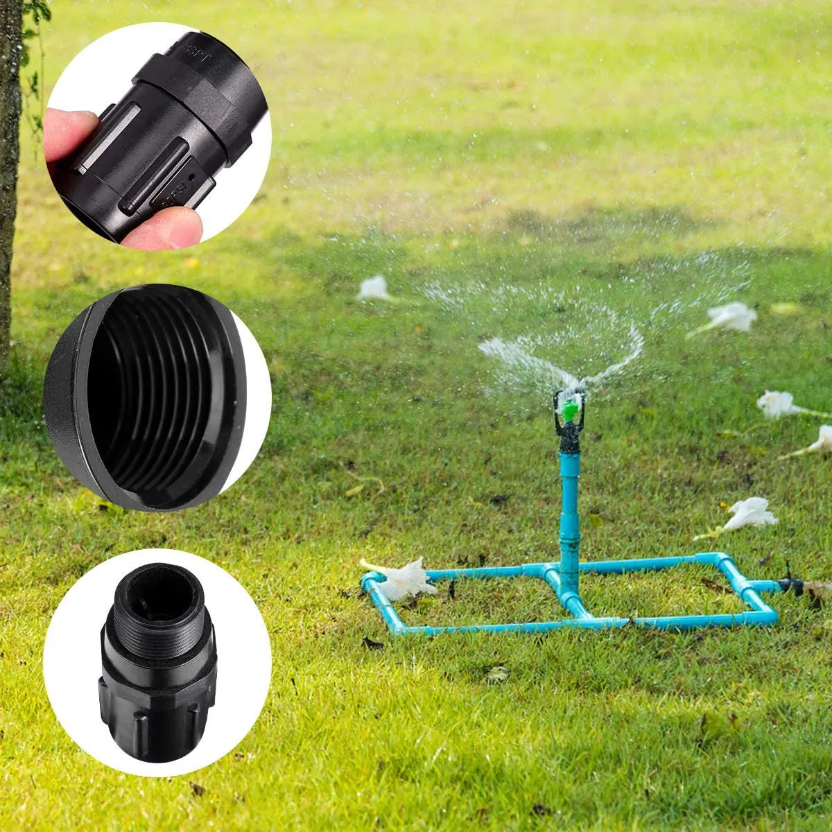 Garden Irrigation 3/4" BSP Threaded Water Pressure Regulator Drip Valve 15/20/25/30/45PSI Drip Regulator Watering System