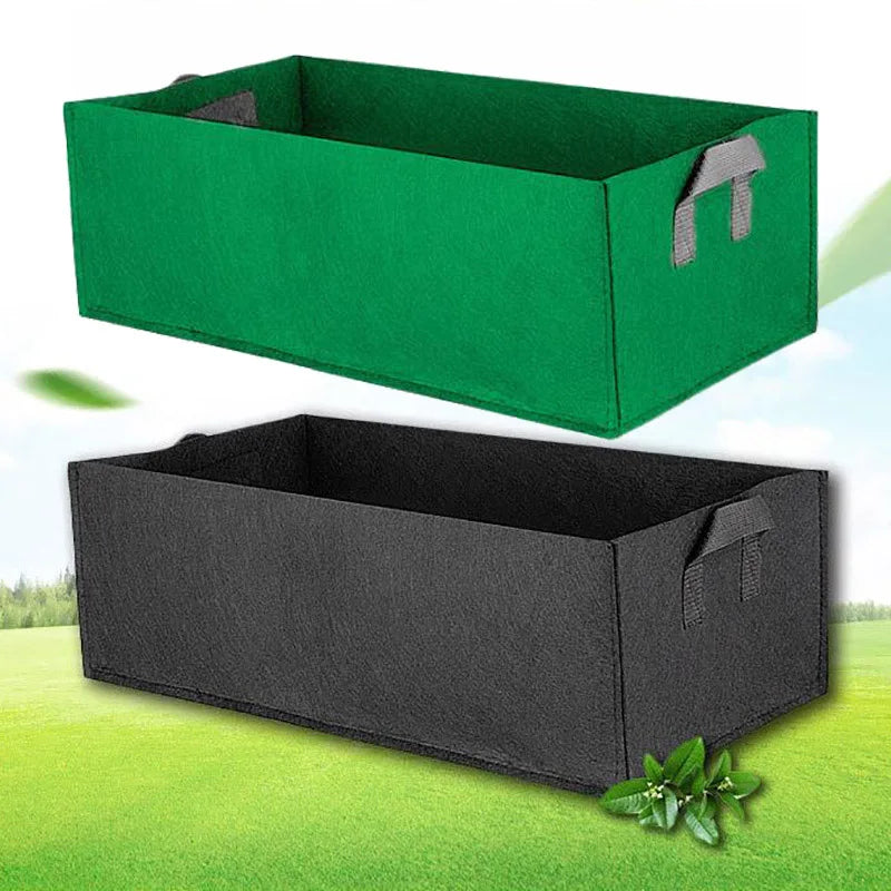 Plant Grow Bags Square Raised Garden Bed Flowers vegetable Bag Pot Planting beds for the garden Tool Jardin