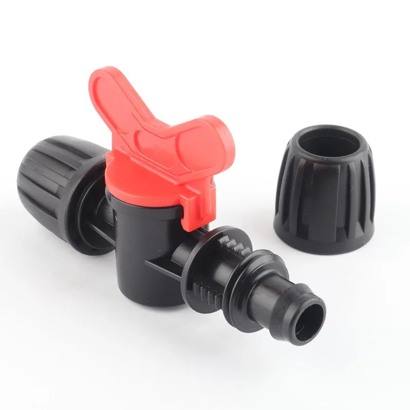 5pcs 16mm Garden Irrigation Tube Connector POM Watering Hose Nut Elbow Tee Connectors Agricultural irrigation PE Pipe Joints