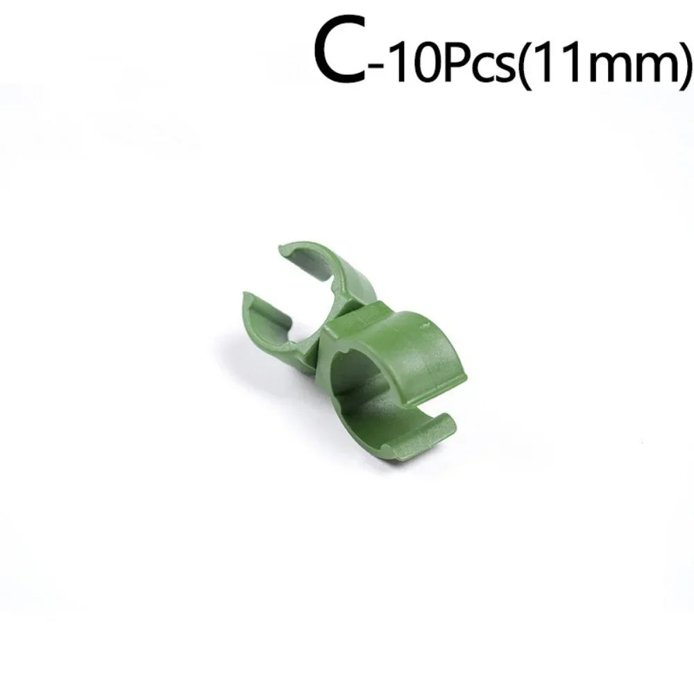 Delysia King  10 pcs greenhouse bracket green fixing clip plant grafting bracket plastic 360 adjustment garden supplies