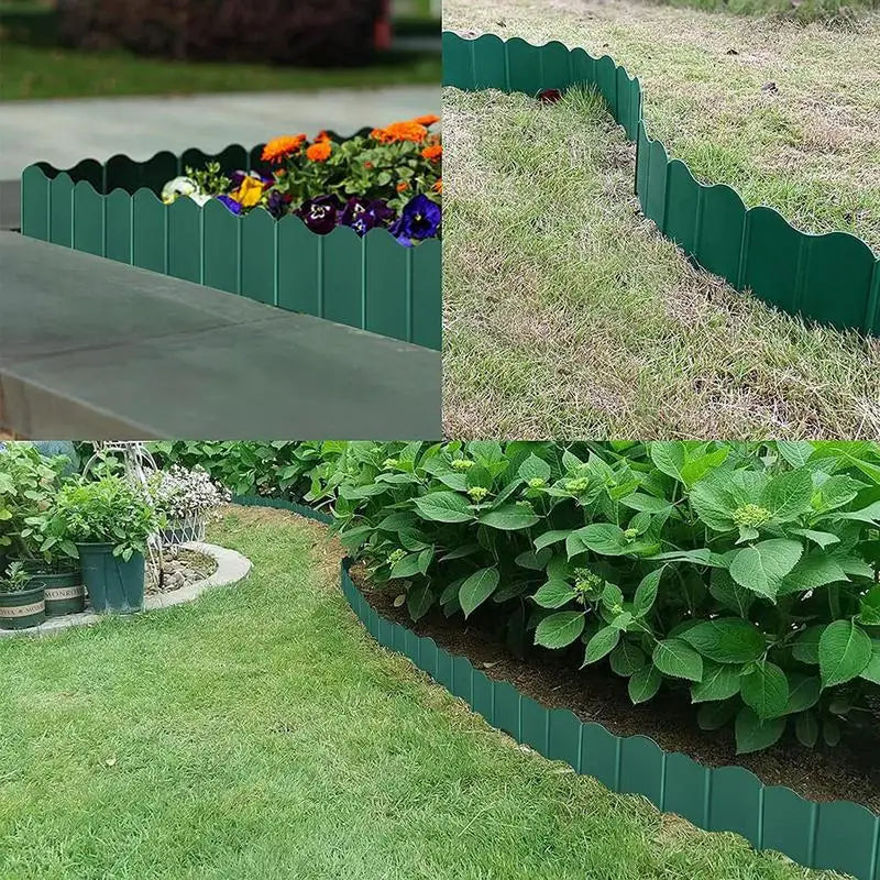 Garden Border Packs Landscape Edging Lawn Edgings Outdoor Rot Proof Fence Barrier Bed Garden Accessories For Flower Yard Lawn