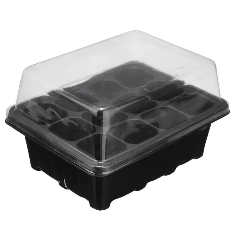 12 Hole Seedling Trays Seed Starter Tray Plant Flower Grow Box Propagation For Gardening Seed Grow Starting Germination Box