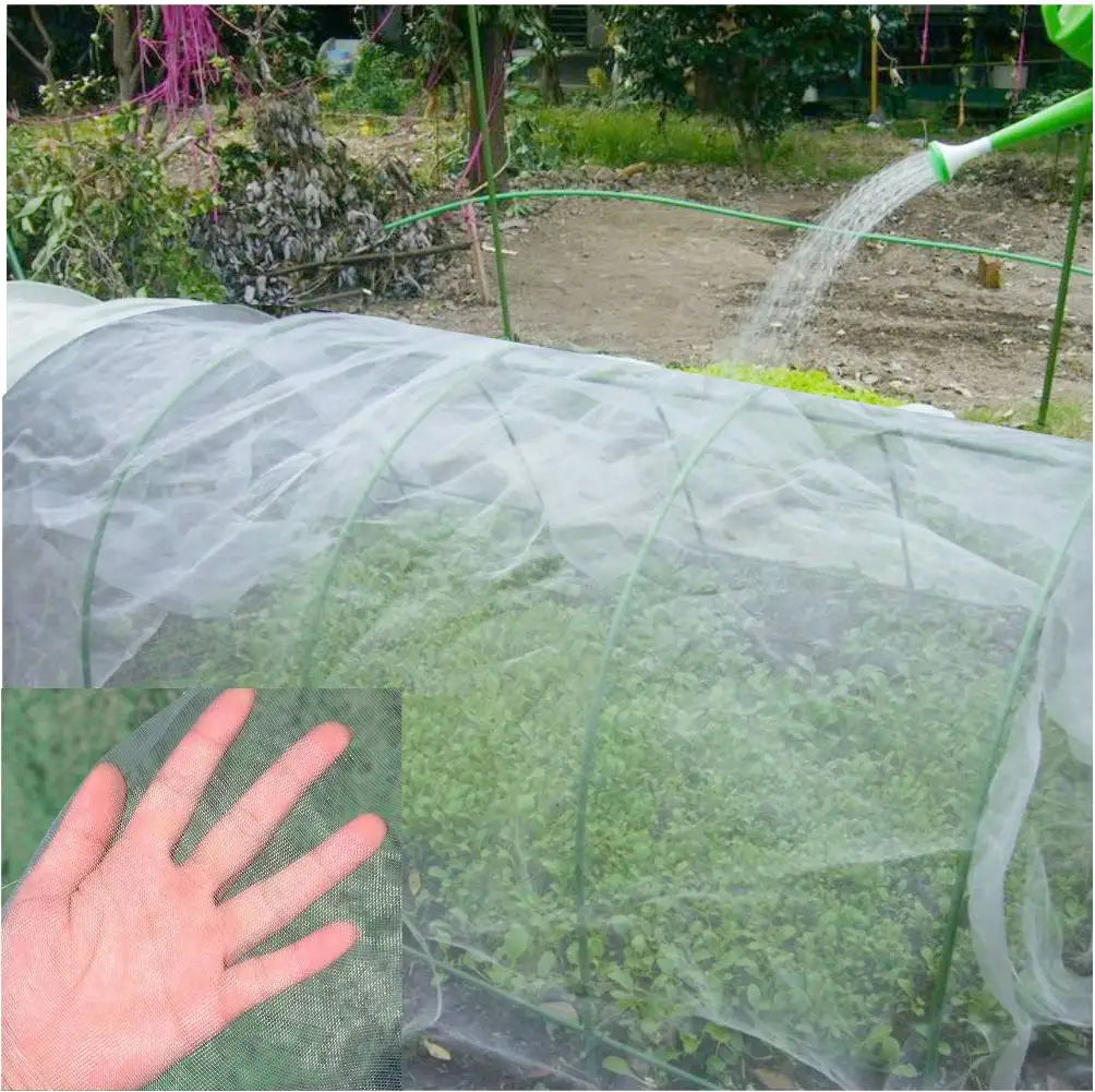 60/80/100Mesh Gardening Net Insect Net Bird Net Mist Net Nylon Net Protection Net Greenhouse Fruit Vegetable For Chicken Dog Cat