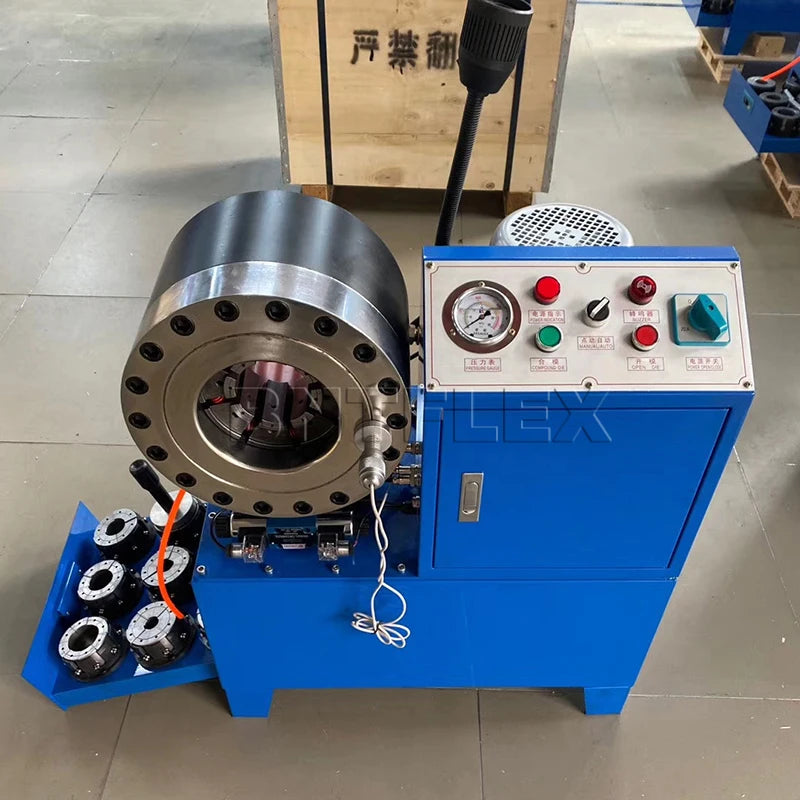 hydraulic hose crimping machine 380V/220V 50hz,hydraulic hose crimper 12v 24v hydraulic hose crimper crimping machine