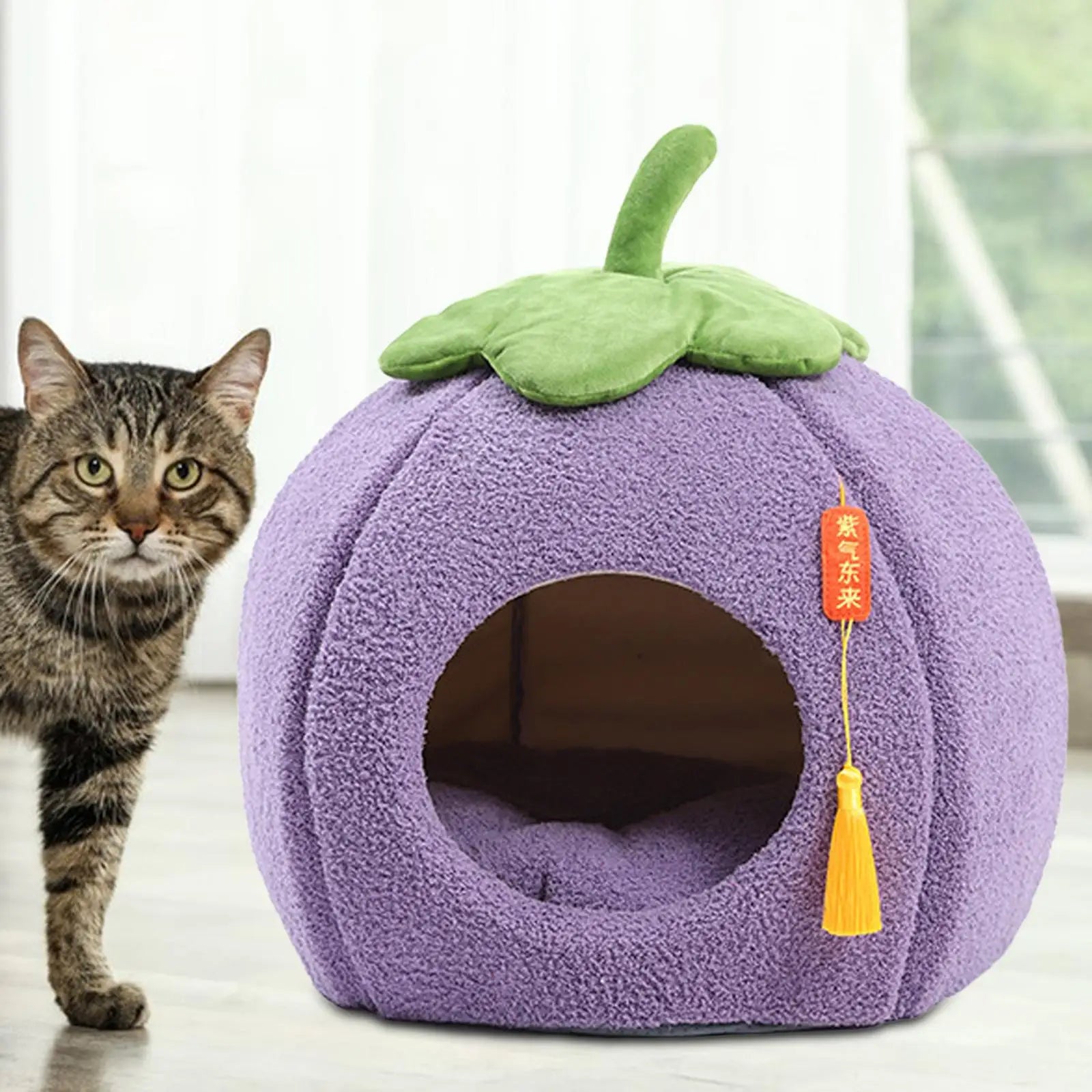 Pet House Dog House Warm Animal Cave Pet Supplies Removable Cat Bed Cave Dog Nest Kitten Tent Bed for Garden Bedroom Living Room