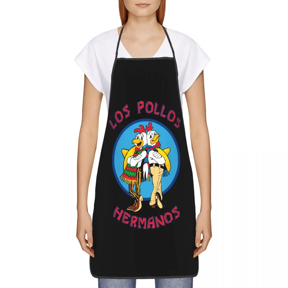 Los Pollos Hermanos Breaking Bad Apron Adult Women Men Chef Tablier Cuisine for Kitchen Cooking The Chicken Brothers Gardening