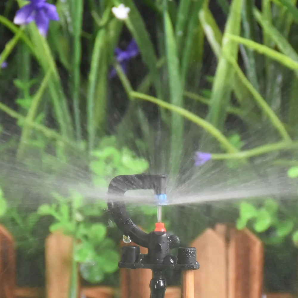 180 360 Degree Rotating Micro Sprinkler Refraction Nozzle G-Type Hanging Nozzle For  Garden Irrigation