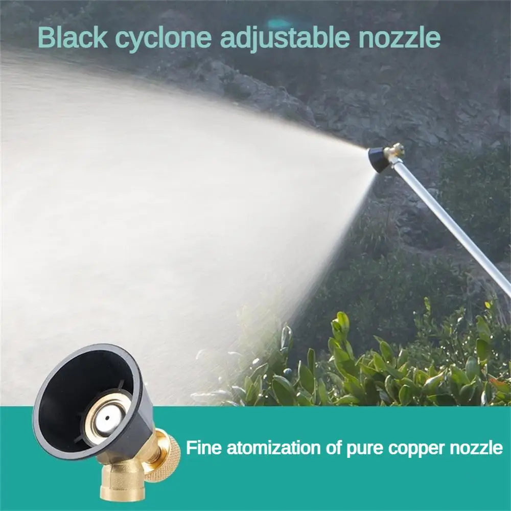 Nozzle Irrigation Zinc Alloy Atomizing Nozzle Garden Watering Supplies Copper Nozzle Black Elbow Copper Nozzle Sprayer Copper