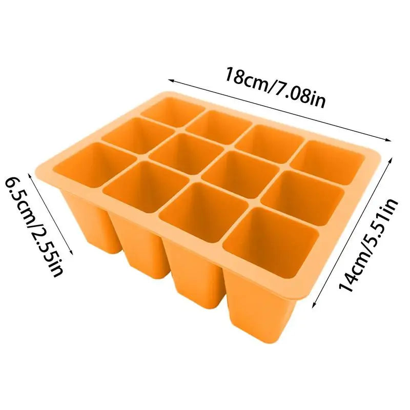 Seed Nursery Pot 12 Cells Seedling Tray Seed Starter Tray Germination Trays For Seeds Growing Greenhouse Garden Grow Box