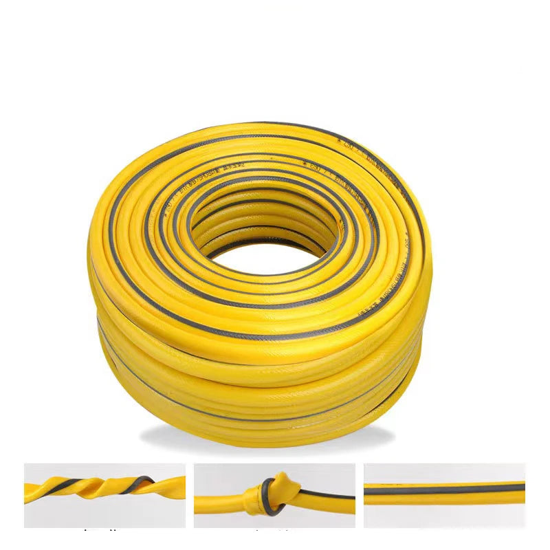 High Pressure PVC 1/2" Garden Hose Flexible Water Hose Car Wash Garden Irrigation Pipe With Hose Nozzle And Brass Connectors