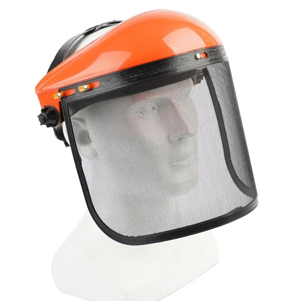 Splash Prevention Electric Cutting Gardening Protection Mesh Face Shield Protective Mask Chainsaw Helmet Safety Helmet