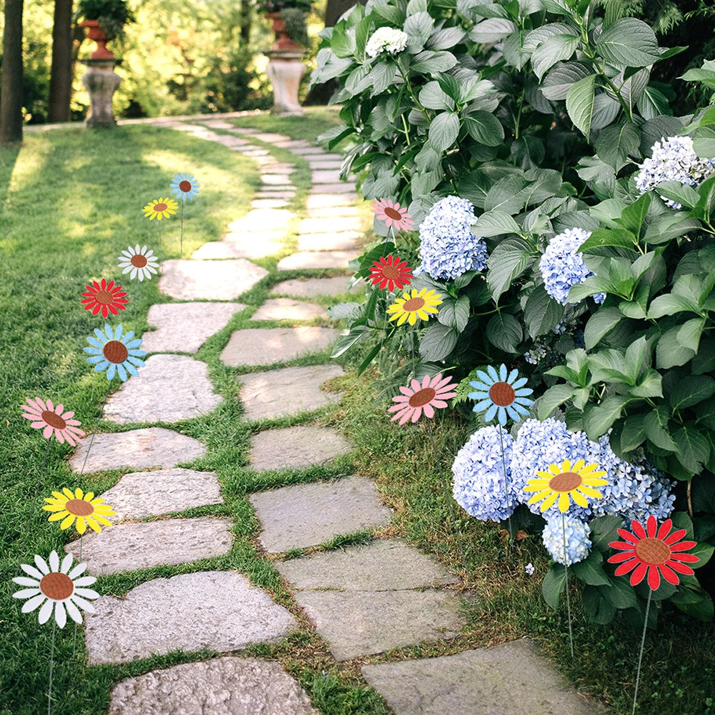 Plants Pot Flower Stakes Yard Garden Bed Garden Decor Durable Non Woven Fabric+wire Outdoor Yard Art Brand New