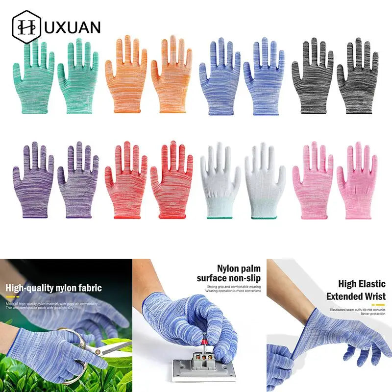 1Pair Garden Gloves Floral Gardening Gloves Women Non-Slip Working Gloves For Yard Cleaning Planting Working