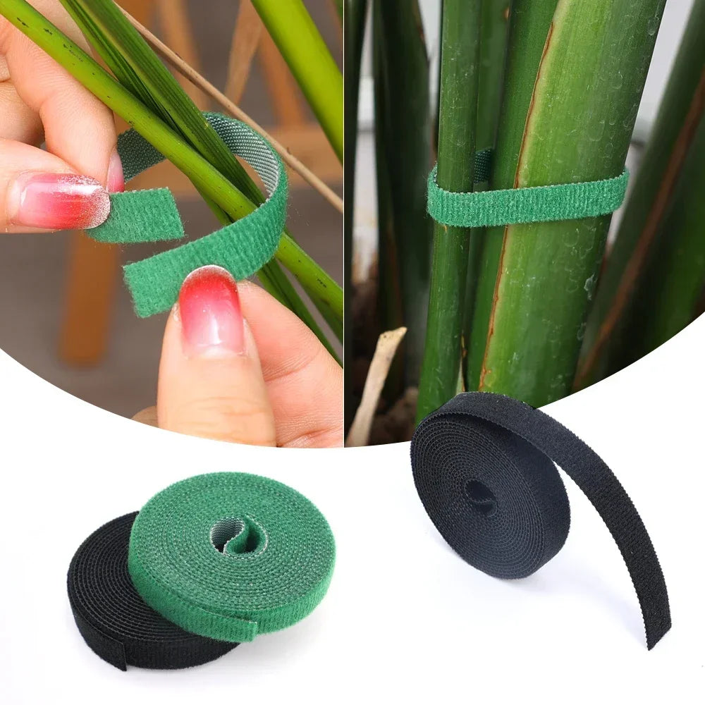 3/2/1Rolls Plant Ties Nylon Garden Bandage Plant Shape Support Gardening Accessories 2m Resealable Cable Tie Data Storage Supply