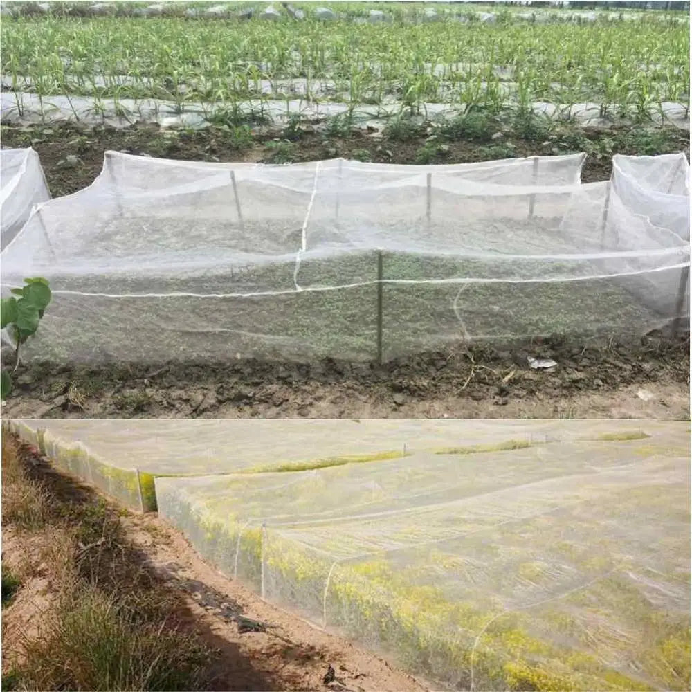 60/80/100Mesh Gardening Net Insect Net Bird Net Mist Net Nylon Net Protection Net Greenhouse Fruit Vegetable For Chicken Dog Cat