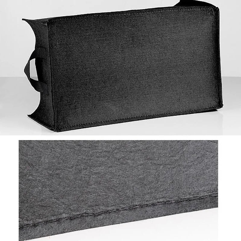 4 Sizes Fabric Raised Garden Bed Square Plant Flower Grow Bag Vegetable Planting Planter Pot with Handles for Garden Tool D4