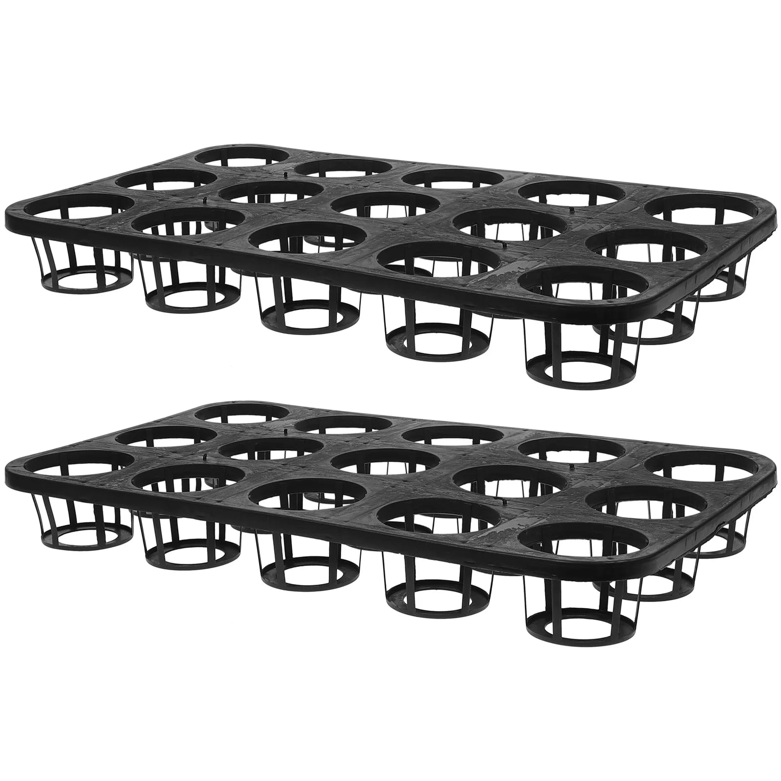 2pcs Starter Tray 12 Cells Grow Trays Gardening Germination Tray Tray for Propagation Germination Plugs