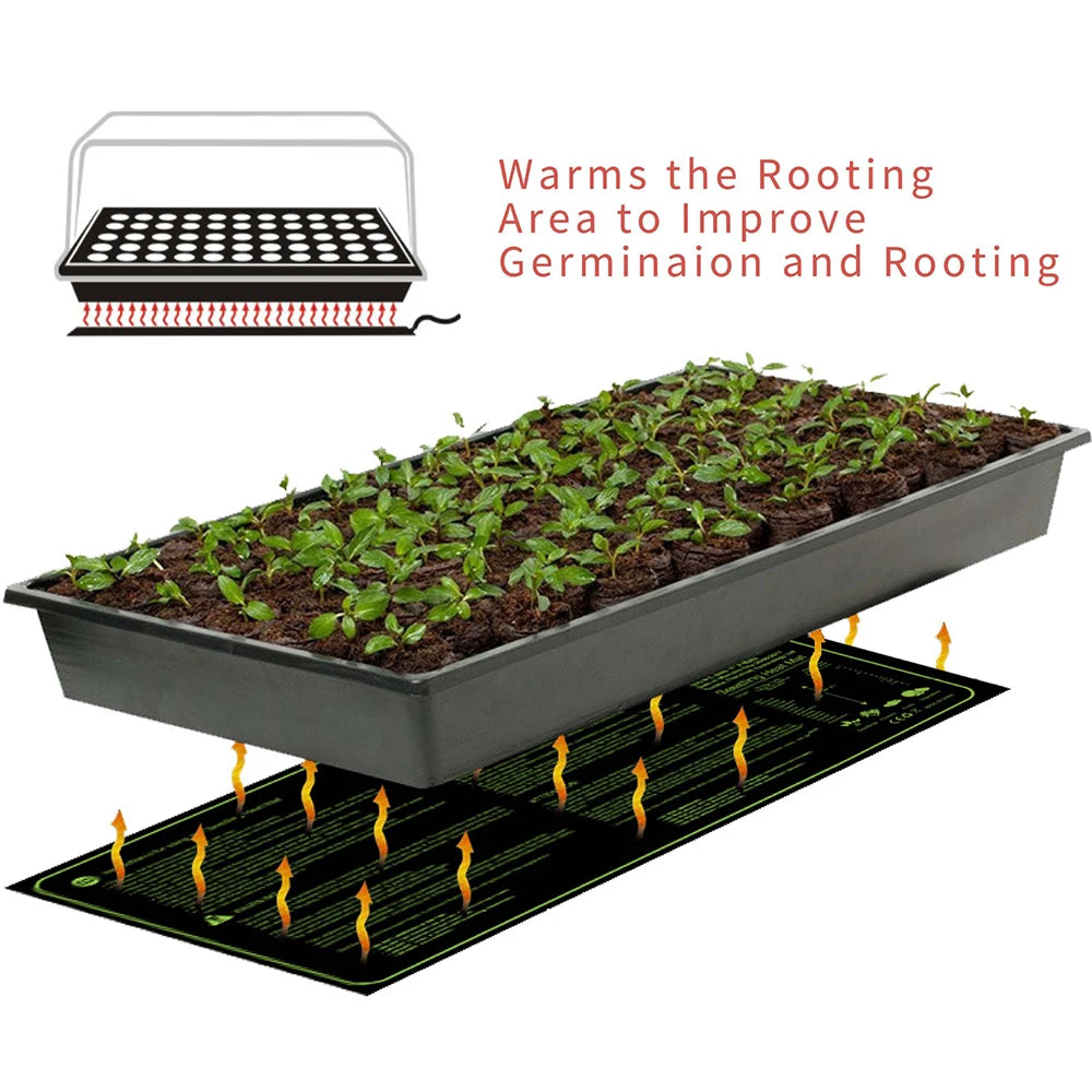 230V 20W Garden Seedling Heating Pad Plants Heating Pad Pot Bonsai Fish Tank Keep Warming Pad Seed Starting Germination Tool