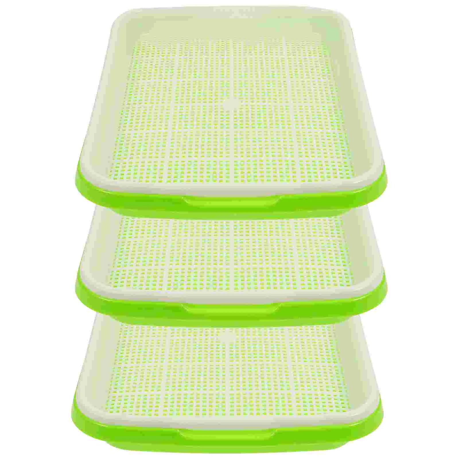 Germination Tray Starter Planter Soilless Sprout Trays Useful Garden Supplies Premium Nursery Vegetable Site Pot Microgreens