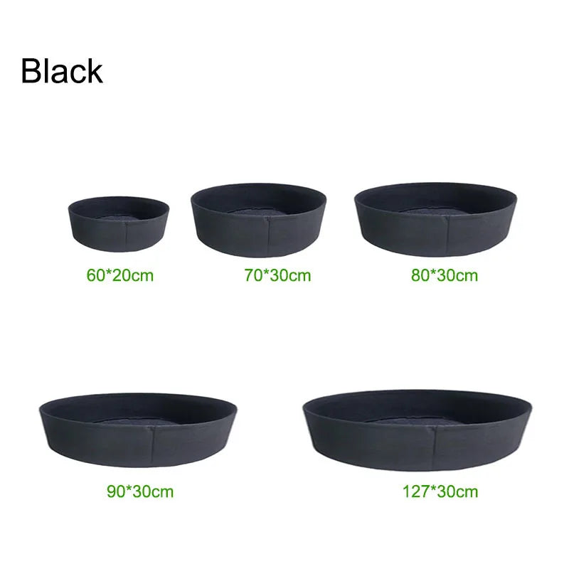 Fabric Raised Garden Bed Round Planting Container Grow Bags Breathable Planter Pot for Plants Nursery Pot DIY Garden Tools