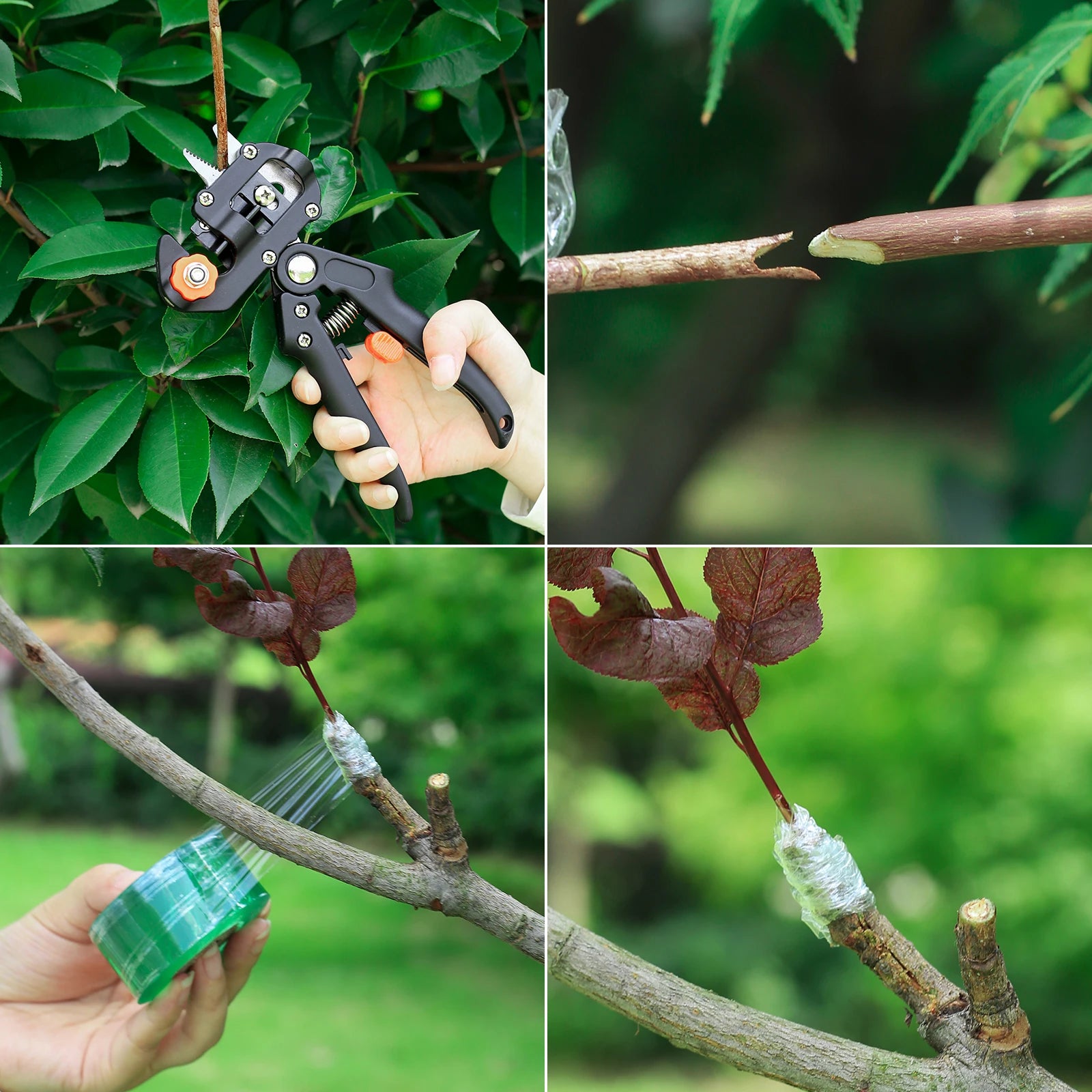 Seedling Grafting Pliers Garden Orchard Tree Scissors Grafting Pruner Gift 2 Blade Fruit Tree Pruning Chopper Gardening Tools