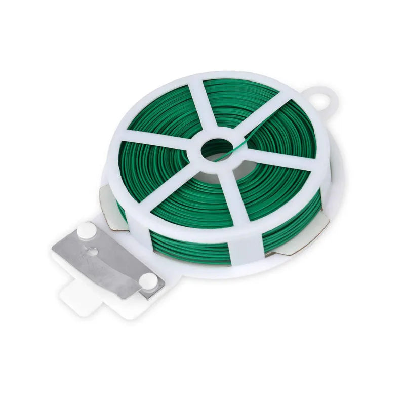 Portable 100M Roll Wire Twist Ties Green Garden Cable & Gardening Climbers Slicer Plant Support & Care Garden Supplies Hot Sale