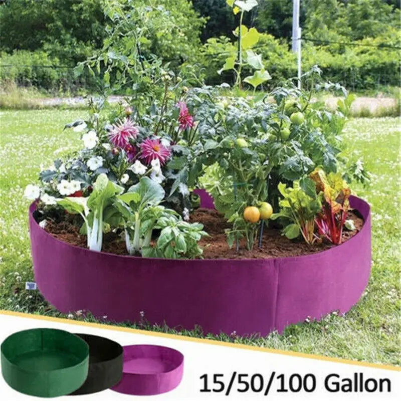 Garden Fabric Grow Bag Planting Bed Box Container for Vegetable Elevated Cultivation Planter Breathable Drainage Versatile