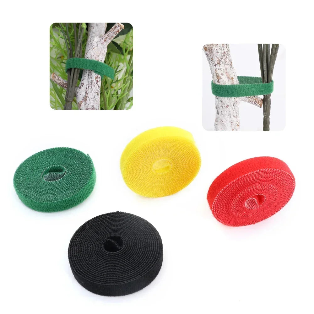 3/2/1Rolls Plant Ties Nylon Garden Bandage Plant Shape Support Gardening Accessories 2m Resealable Cable Tie Data Storage Supply