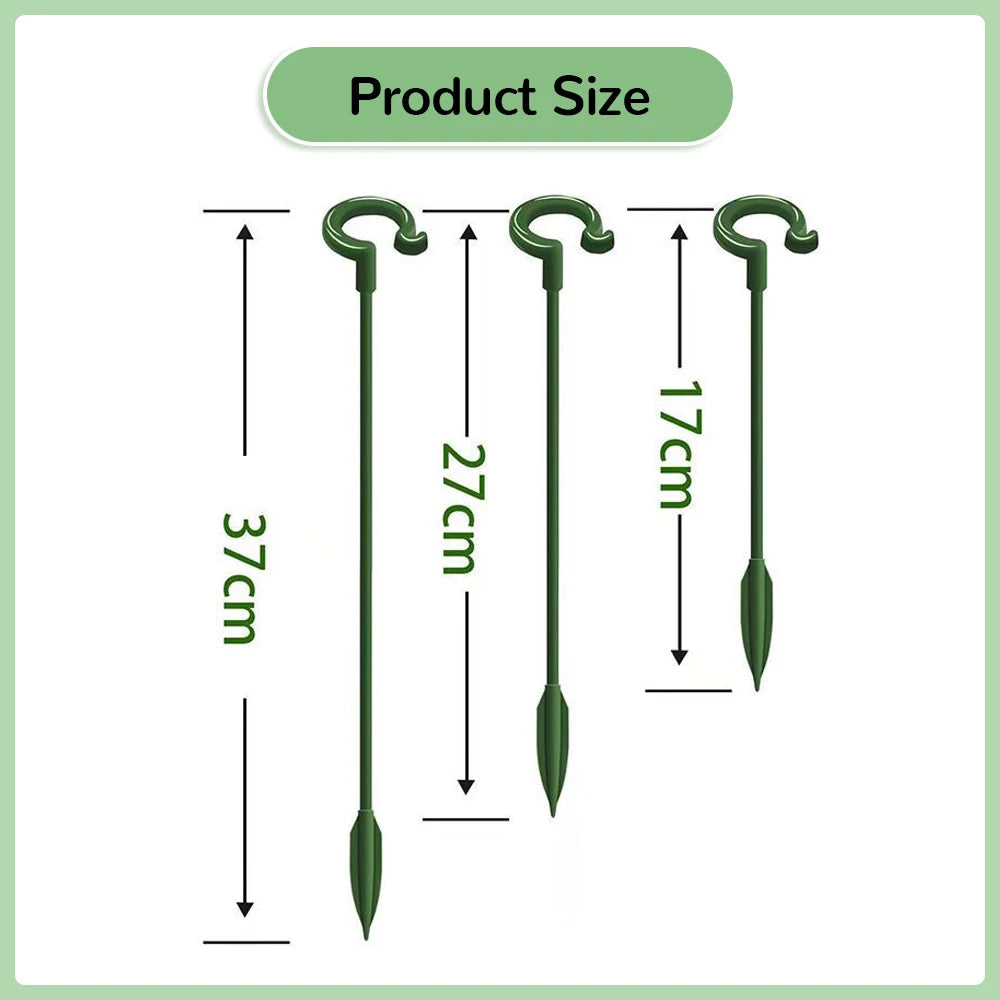 5/10/20pcs Plant Supports Flower Stand Butterflies Orchid Support Rod Climbing Plants Stick Protection Vegetable Garden Supplies