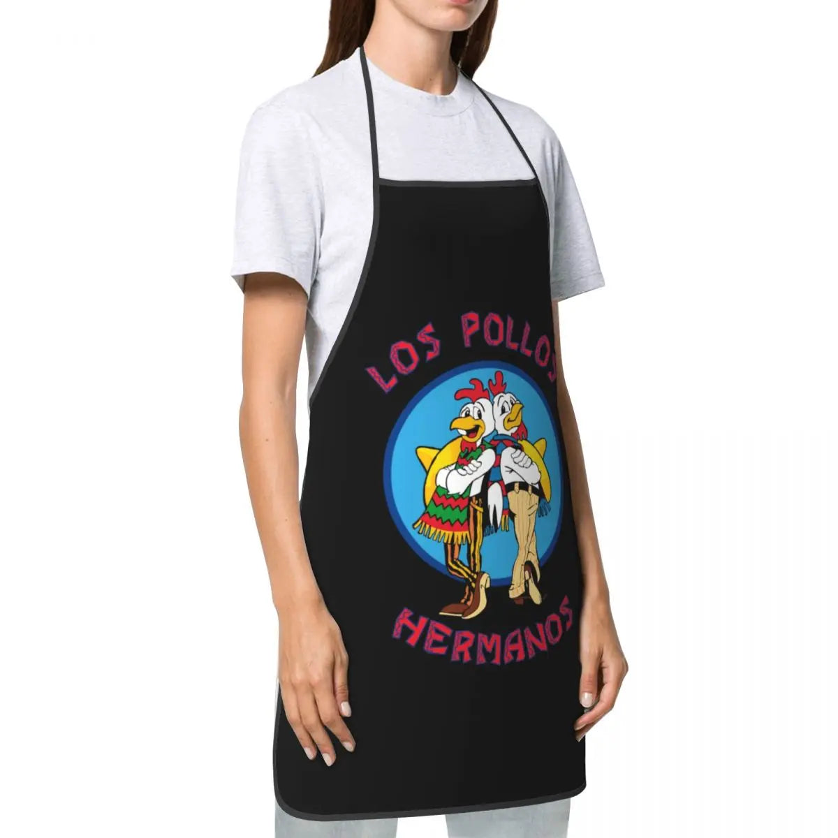 Los Pollos Hermanos Breaking Bad Apron Adult Women Men Chef Tablier Cuisine for Kitchen Cooking The Chicken Brothers Gardening