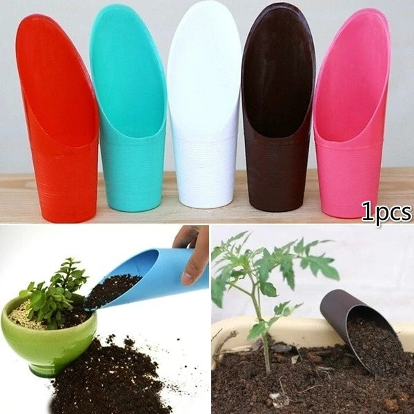 Plastic Bucket Shovel Potted Cultivation Cylinder Mini Fleshy Plant Soil Spade&Shovel Gardening