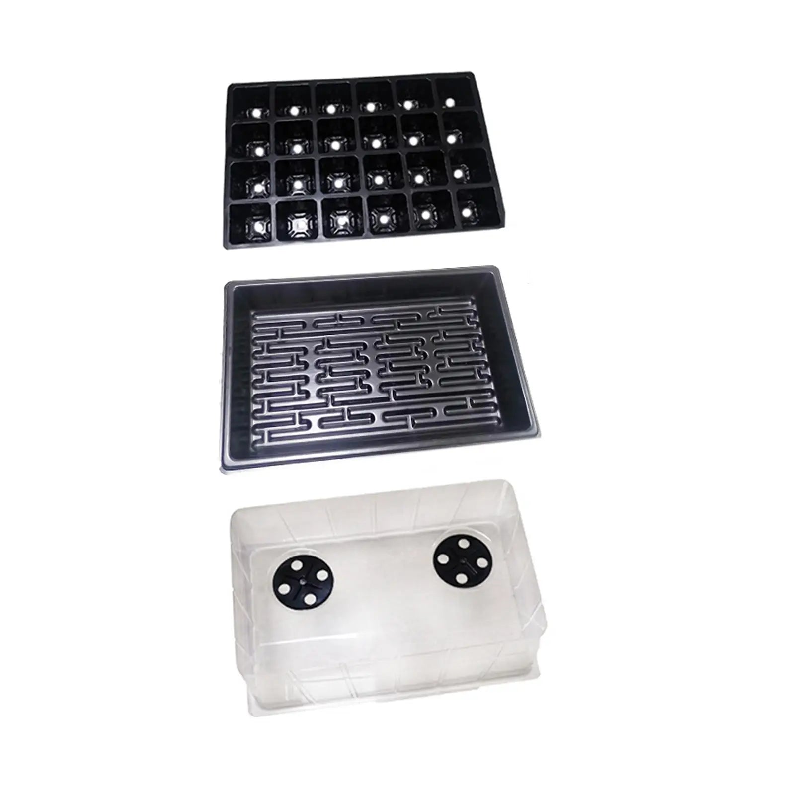 Nursery Seedling Tray Seedling Starter Trays Time Saving with Holes Durable Propagation Tray Planting Trays for Fruit