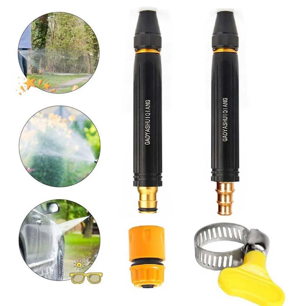 Multi-function High Pressure Garden Spray Gun Adjustable Manual Hose Nozzle Sprinkler Gardening Tool For Flower Grass Sprinkling