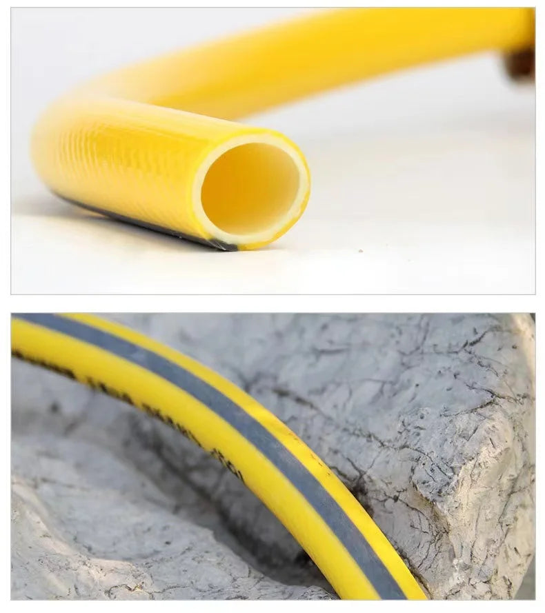 High Pressure PVC 1/2" Garden Hose Flexible Water Hose Car Wash Garden Irrigation Pipe With Hose Nozzle And Brass Connectors