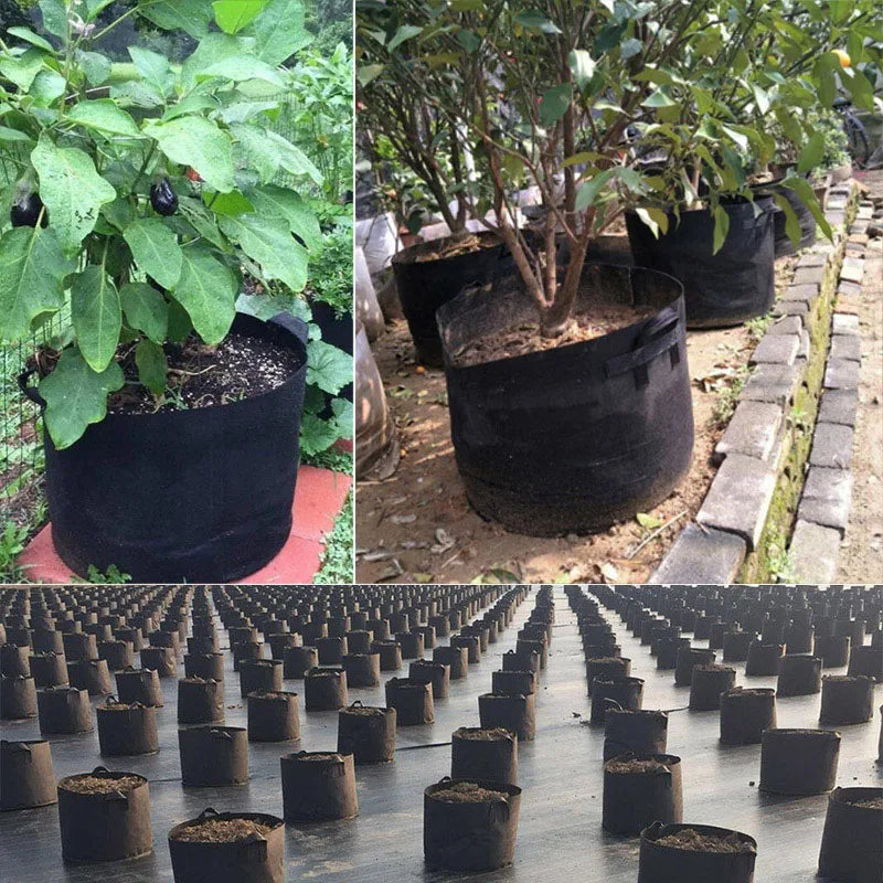 150 Gal big size tree flower pots raised bed garden for seedlings vegetable Flower planting pot tool large pots outdoor plants D4